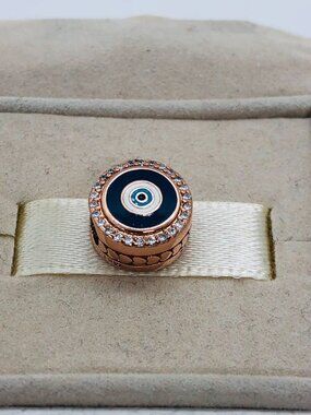 ✨🔥Pandora Canada exclusive Rose Evil Eye Double Sided protection Charm
